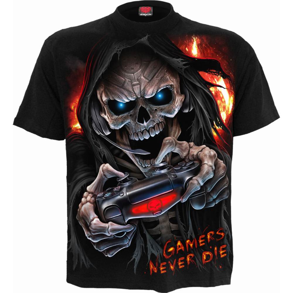 Spiral - RESPAWN Mens T-shirt - Black